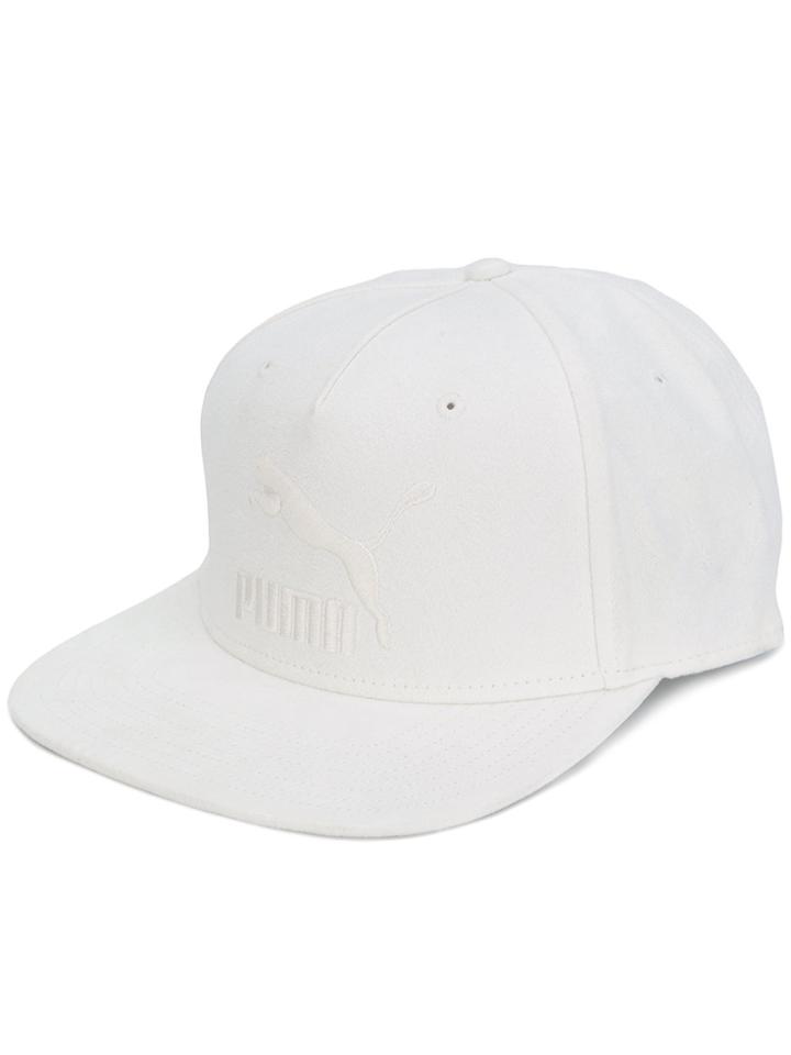 Puma Logo Baseball Cap - White