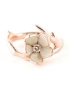 Shaun Leane Cherry Blossom Diamond Ring, Women's, Size: 50, Metallic, Sterling Silver