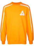 Palace Logo Print Sweatshirt - Orange