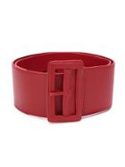 Tufi Duek Leather Buckle Belt - Red
