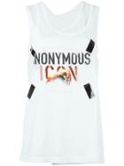 Maison Margiela Anonymous Icon Print Layered Tank Top