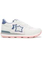 Atlantic Stars Star Patch Lace-up Sneakers - Pink & Purple