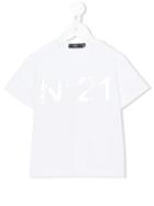 No21 Kids - Logo Print T-shirt - Kids - Cotton/spandex/elastane - 6 Yrs, White