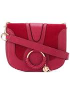 See By Chloé Hana Crossbody Bag, Women's, Red, Goat Skin/leather/cotton