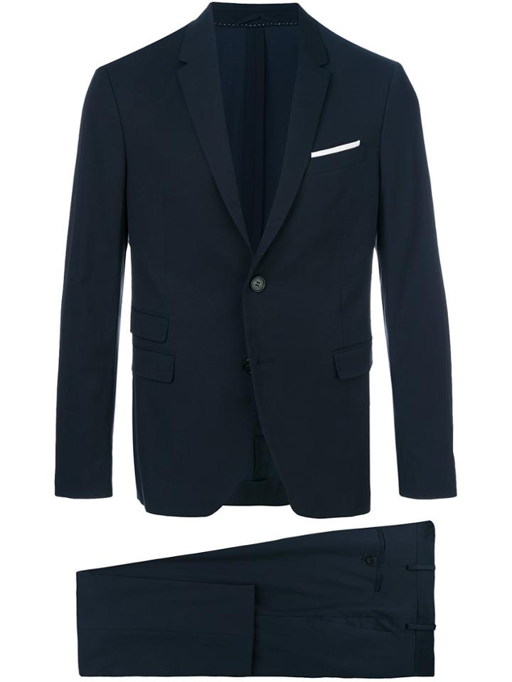 Neil Barrett Slim-fit Two Piece Suit - Blue