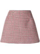 Red Valentino Checked Mini Skirt