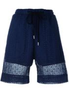 Markus Lupfer Broderie Anglaise Shorts