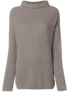 Iris Von Arnim Roll Neck Jumper - Neutrals
