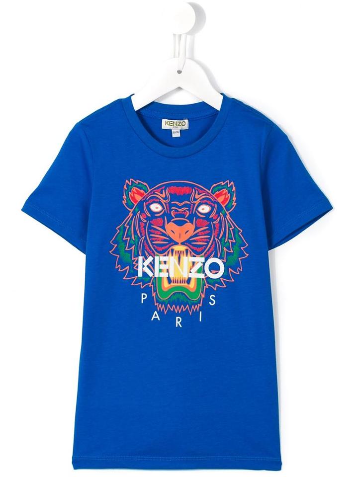 Kenzo Kids Tiger T-shirt, Toddler Boy's, Size: 3 Yrs, Blue
