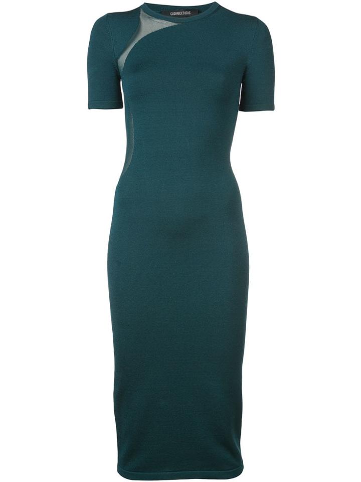Cushnie Tube Midi Dress - Green