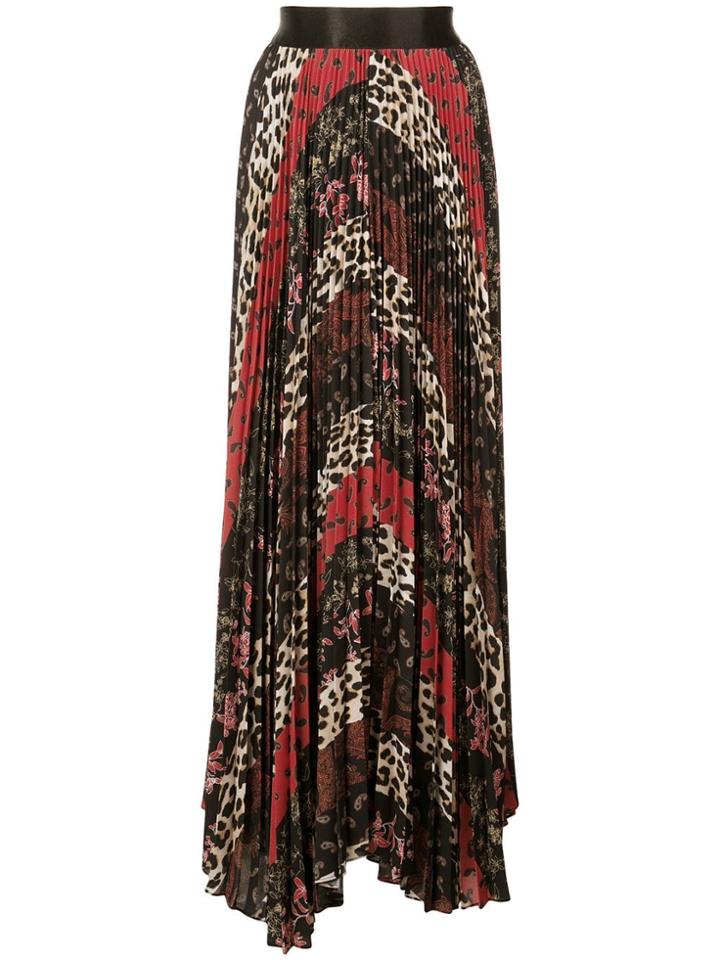 Alice+olivia Pleated Maxi Skirt - Multicolour