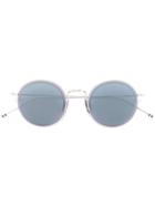 Round Framed Sunglasses - Unisex - Acetate/+/- Titanium Dioxide - One Size, Grey, Acetate/+/- Titanium Dioxide, Thom Browne