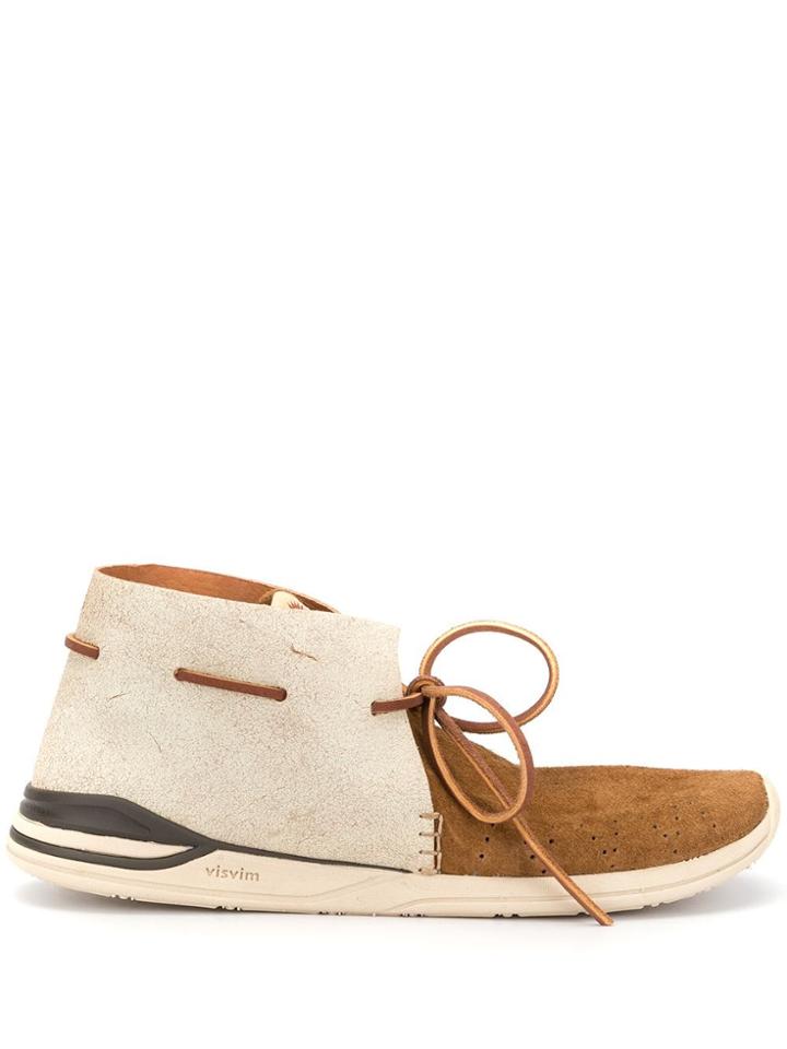 Visvim Stitch Detail Shoes - Brown