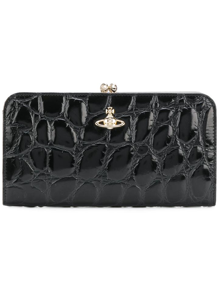 Vivienne Westwood Embossed Wallet - Black