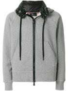 Moncler Grenoble Embroidered Hoodie - Grey