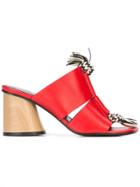 Proenza Schouler Knotted Rope Sandals - Red
