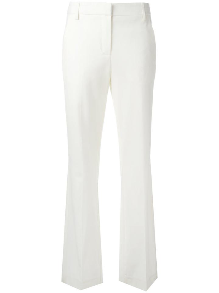 Dondup Marion Trousers, Women's, Size: 44, White, Spandex/elastane/wool