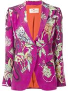 Etro Floral Print Two-button Blazer