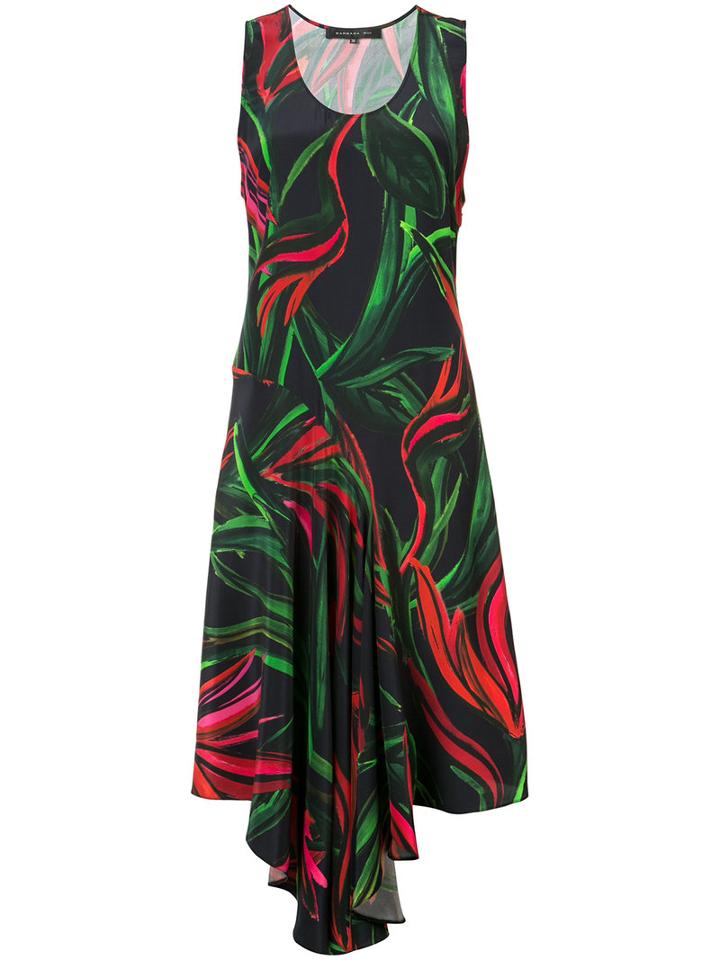 Barbara Bui - Printed Shift Dress - Women - Silk - 6, Green, Silk