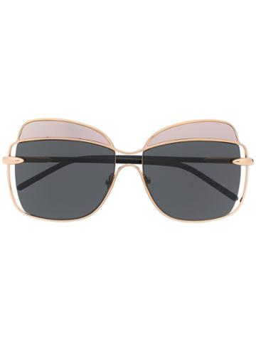 Pomellato Eyewear Pomellato Eyewear Pm0057s 001 Gold Black Grey