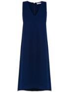 Mara Mac Midi Panelled Dress - Blue