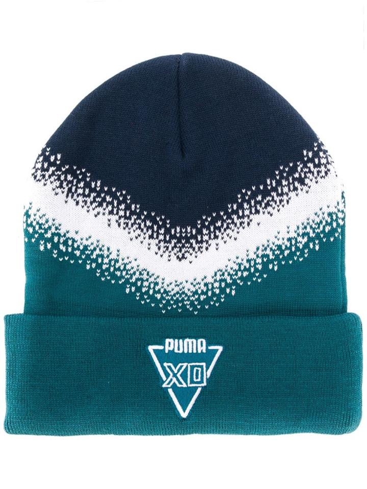 Puma Logo Beanie - Blue