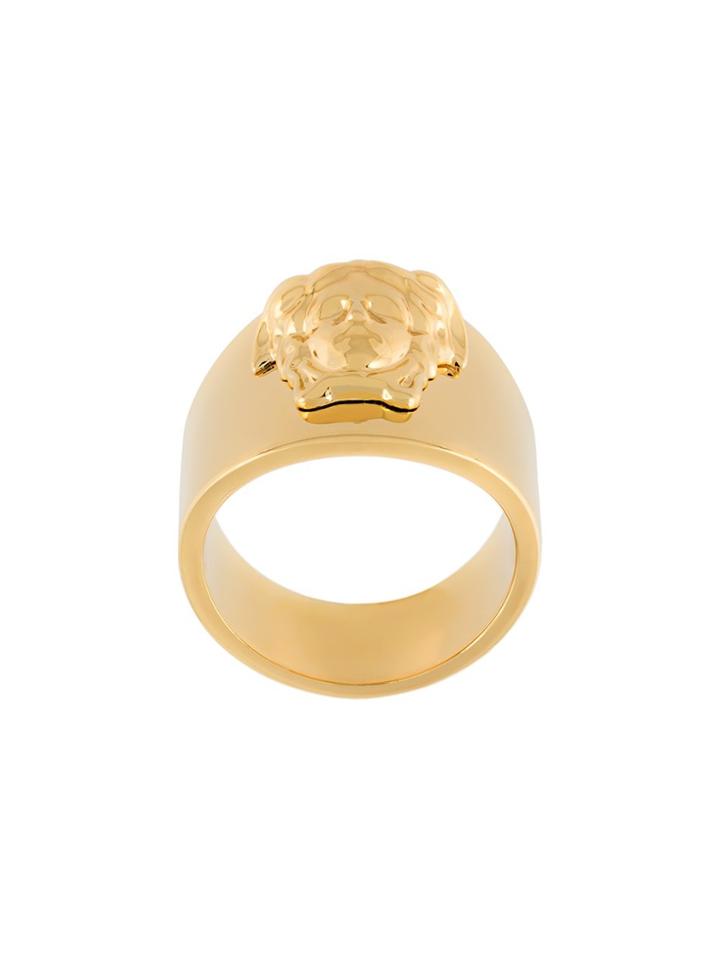 Versace Medusa Head Ring - Metallic