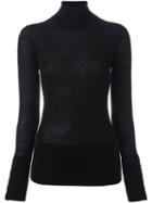 Steffen Schraut Fine Knit Turtleneck Jumper, Women's, Size: 40, Black, Merino