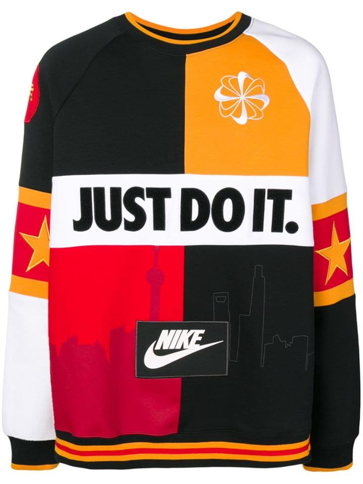 Nike Oversized Graphic Logo Sweatshirt - Black