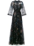 Valentino 'astro Couture' Evening Dress, Women's, Size: 40, Black, Polyamide/cotton/metallic Fibre/spandex/elastane