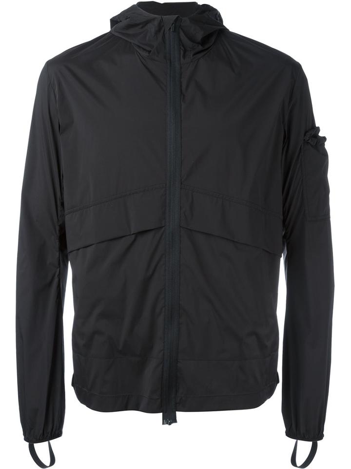 Satisfy Packable Zip Front Windbreaker, Men's, Size: 1, Black, Polyamide/spandex/elastane