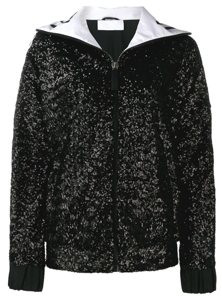 No Ka' Oi Sequined Track Jacket - Black