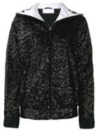 No Ka' Oi Sequined Track Jacket - Black