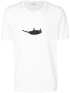 Saint Laurent - Sl Bird T-shirt - Men - Cotton - S, White, Cotton