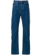 Calvin Klein Jeans Stripe Panel Jeans - Blue