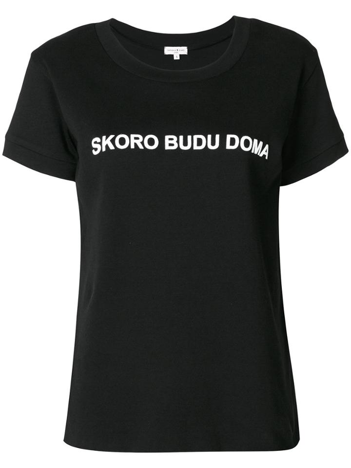 Natasha Zinko I'll Be Home Soon T-shirt - Black