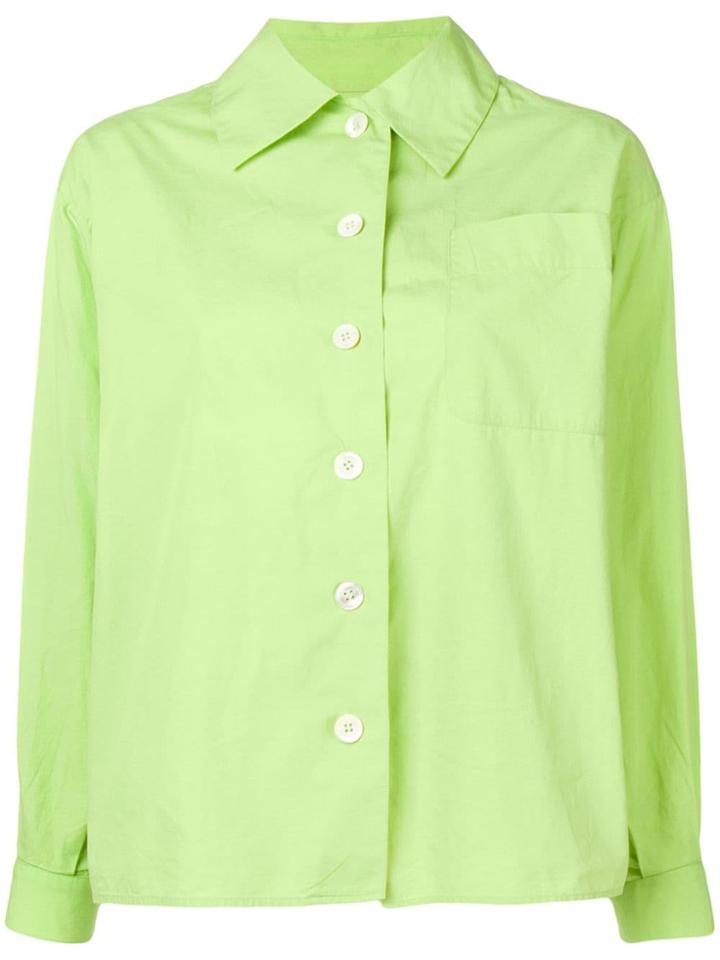Yves Saint Laurent Pre-owned 1990's Shirt-style Jacket - Green