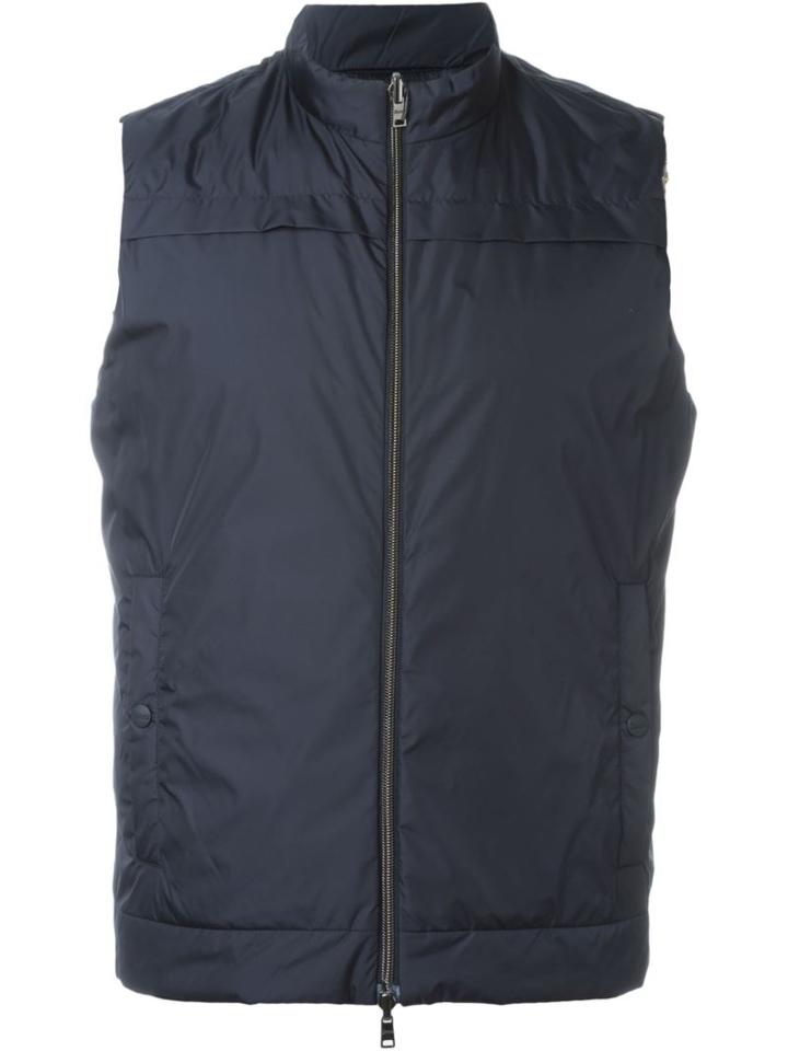 Herno Reversible Padded Gilet, Men's, Size: 46, Blue, Polyamide/feather Down
