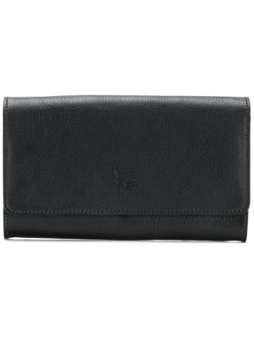 Il Bisonte Flap Wallet - Black