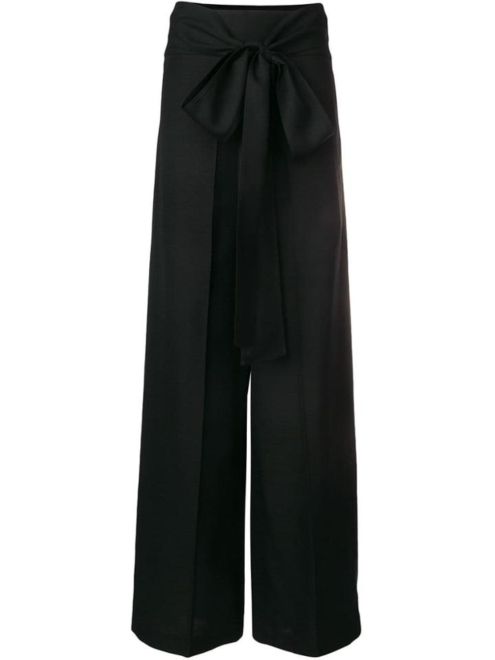 Ports 1961 Bow-tied Tailored Trousers - Black
