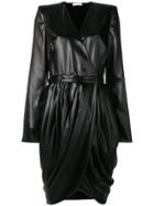 Philosophy Di Lorenzo Serafini Wrapped Front Dress - Black