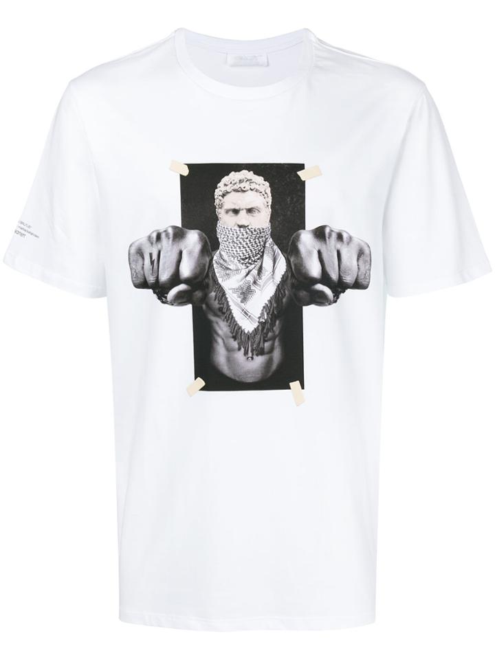 Neil Barrett Printed Design T-shirt - White