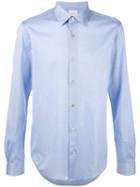 Paul Smith - Jersey Slim Fit Shirt - Men - Cotton - 17, Blue, Cotton