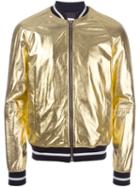 Les Hommes Urban Metallic Bomber Jacket