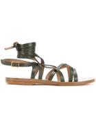 Scanlan Theodore Ankle-wrap Gladiator Sandals