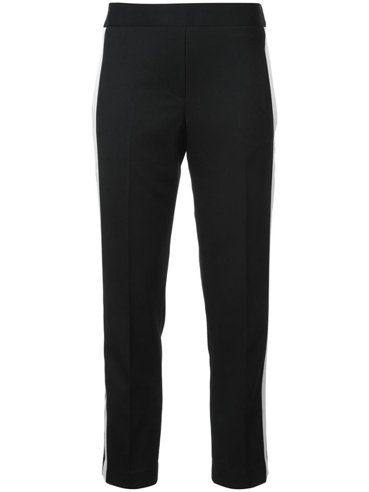 Neil Barrett Racing Stripe Peg Trousers - Black