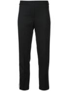 Neil Barrett Racing Stripe Peg Trousers - Black