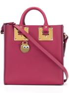 Sophie Hulme 'albion' Square Tote, Women's, Pink/purple