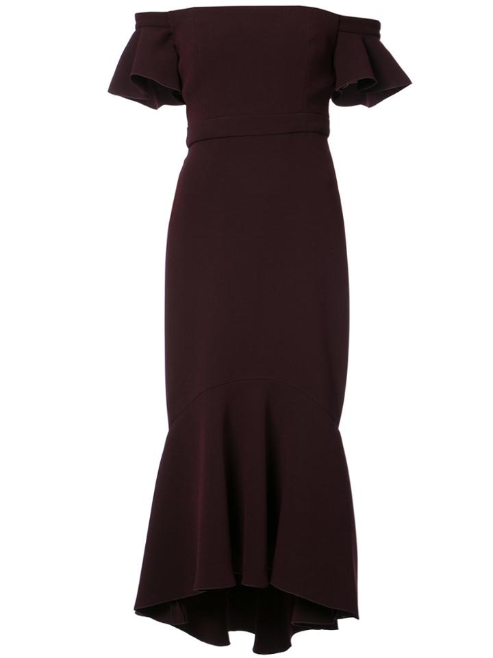 Rachel Zoe Off The Shoulder Dress - Pink & Purple