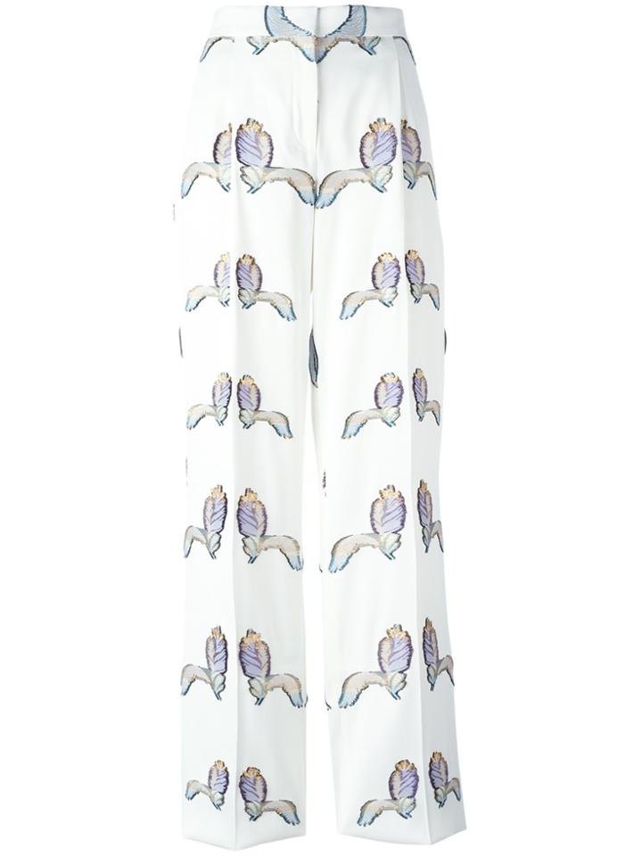 Emilio Pucci Embroidered Trousers - Nude & Neutrals